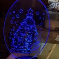 Luce in plexiglass Albero di Natale